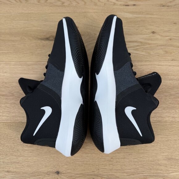 Nike Mens Air Precision II Basketball Shoe Size 10.5 Black White High Top AQ3521 - Picture 4 of 13
